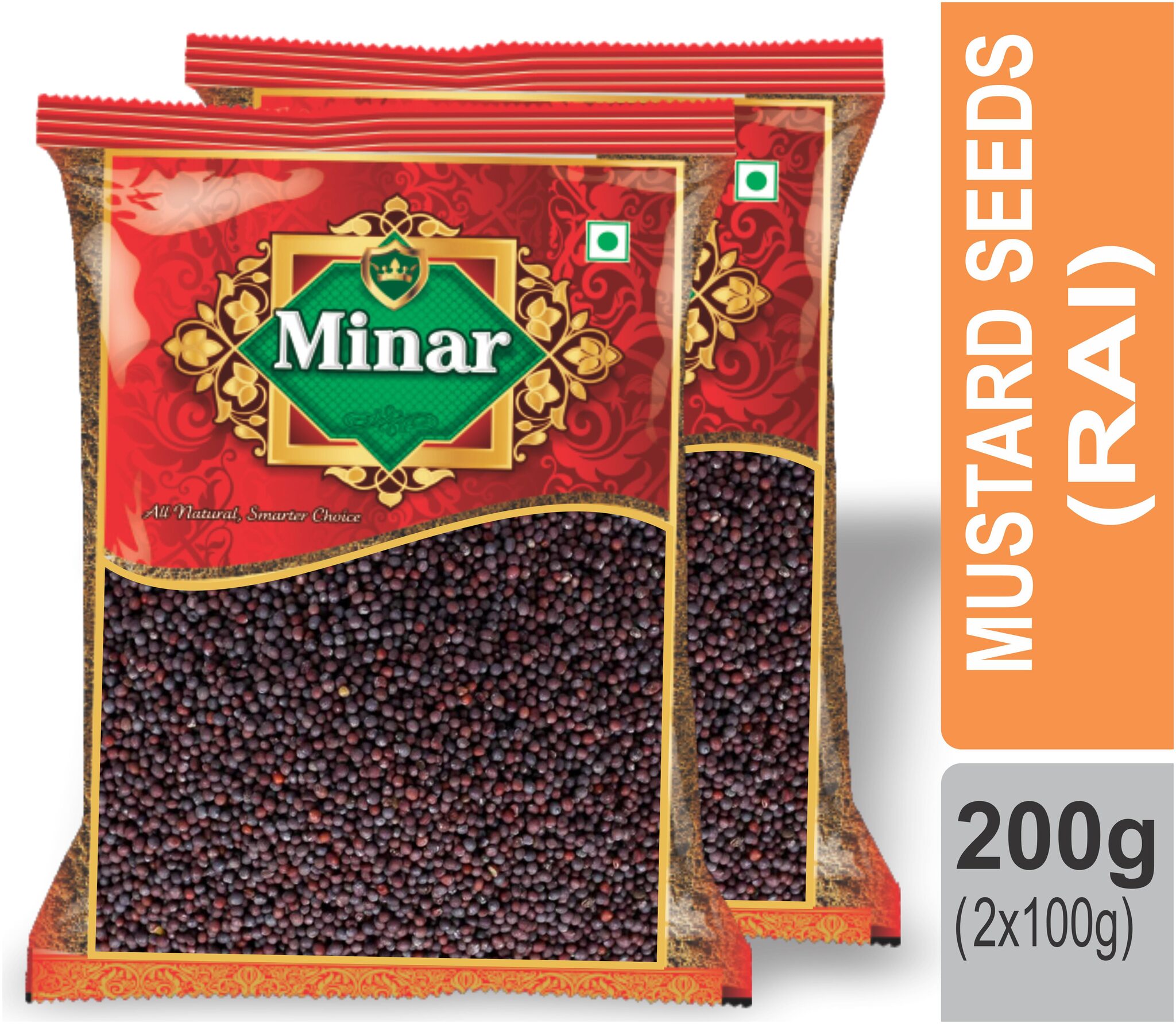 

Minar Rai(Mustard Seeds) 100g (Pack of 2)