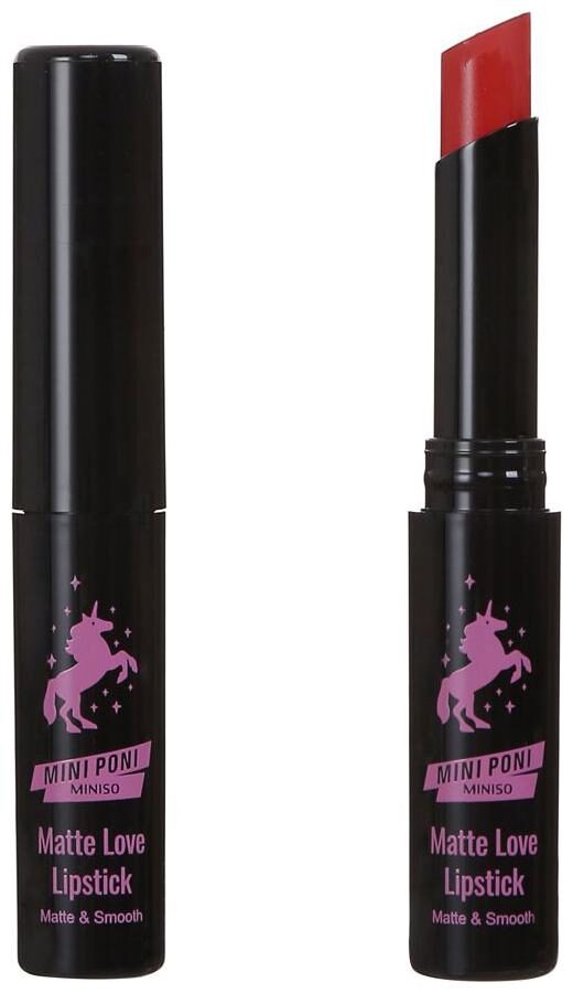 

Miniso Mini Poni Matte Love Lipstick (06 Enthusiastic Red) - 2g