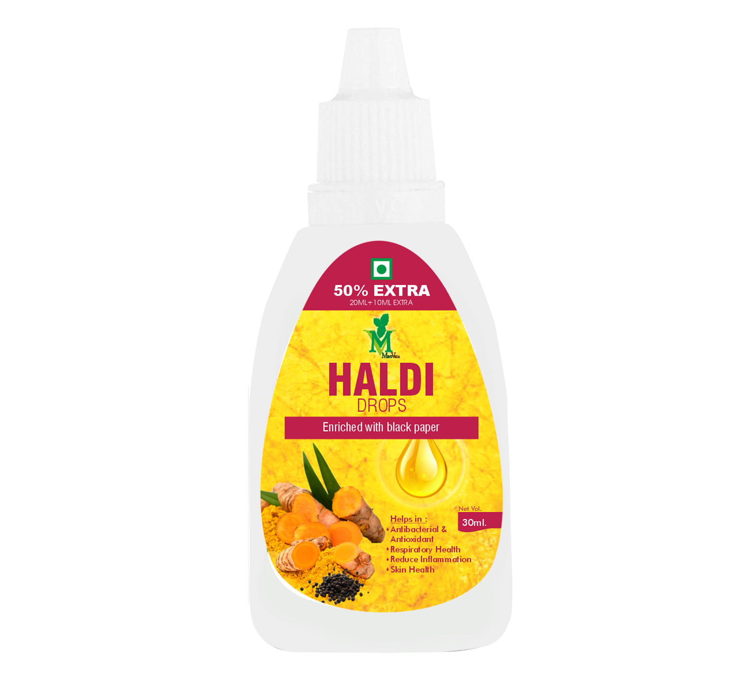 

Mint Veda Haldi Drop 30 ml Pack of 1