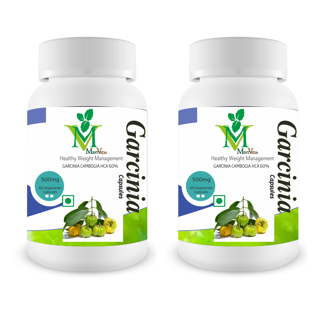 

MINTVEDA Garcinia Combogia Veg 60 Capsules (Pack of 2)