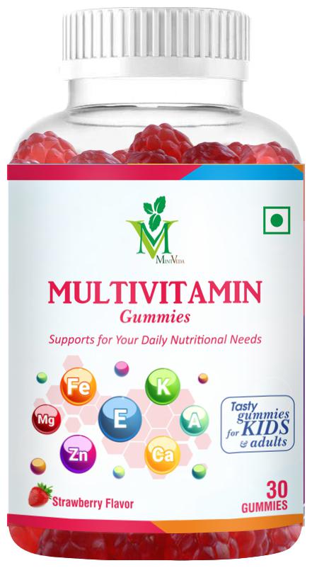 

MINTVEDA Multivitamin Gummies for adults kids 30 Gummies (Pack of 1)