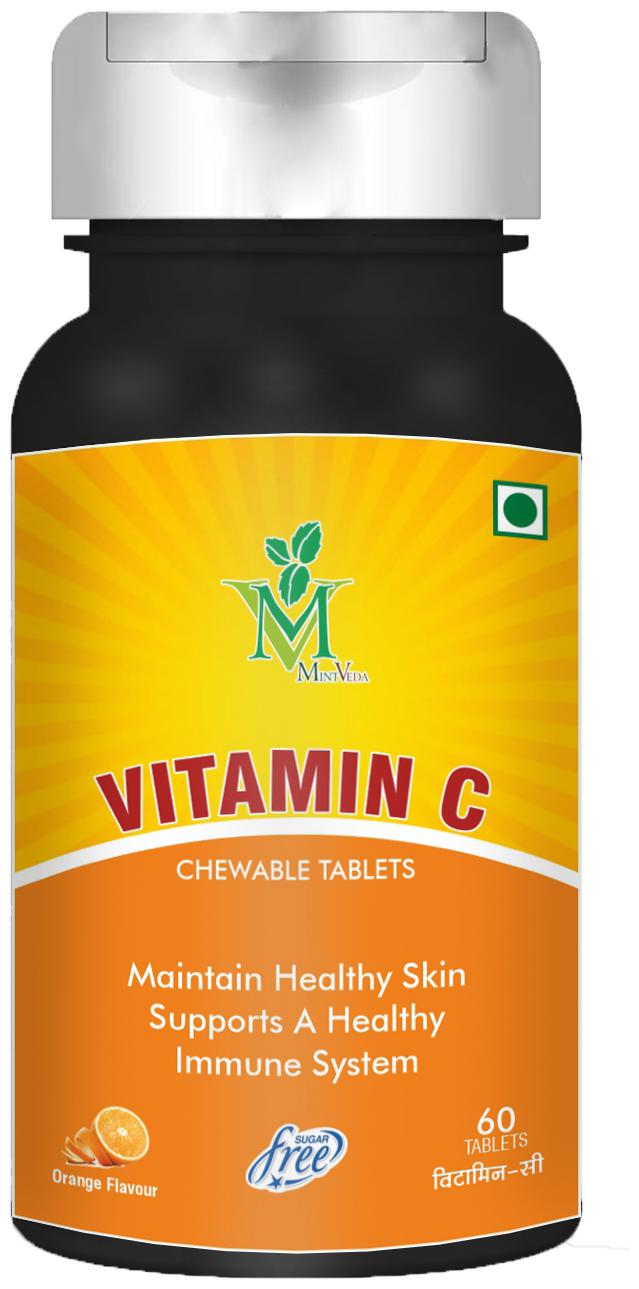 

Mintveda Vitamin C 60 Chewable 60 Veg Tablets (Pack of 1)