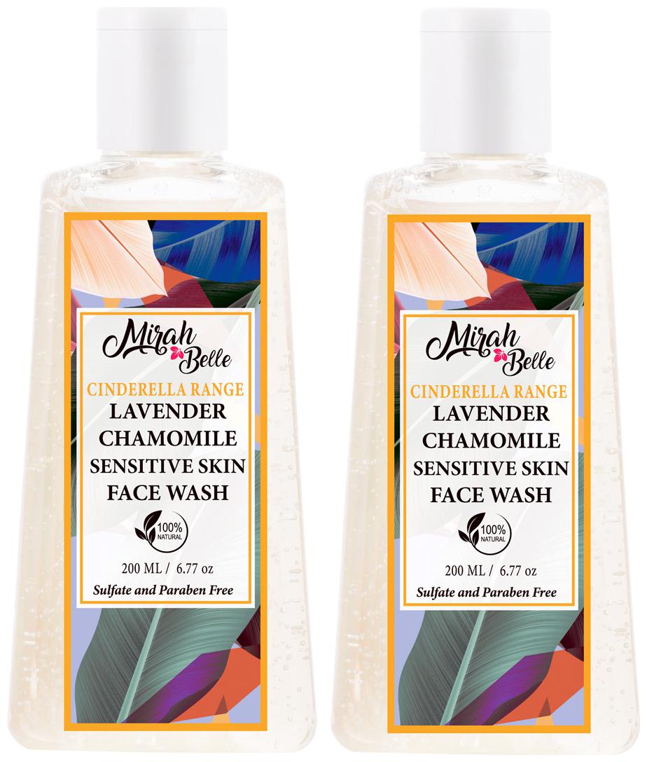 

Mirah Belle -Lavender Sensitive Skin Face Wash 200ml (Pack of 2)