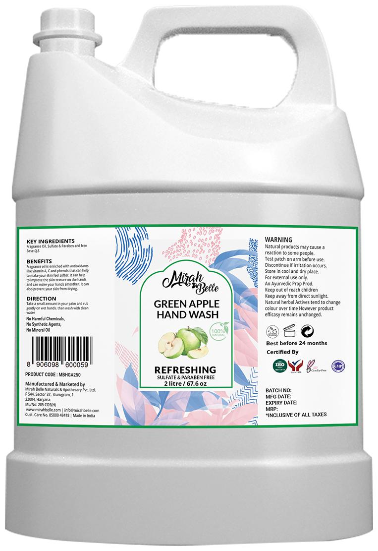 

Mirah Belle- FDA Approved - Green Apple Hand Wash Can (2 L)