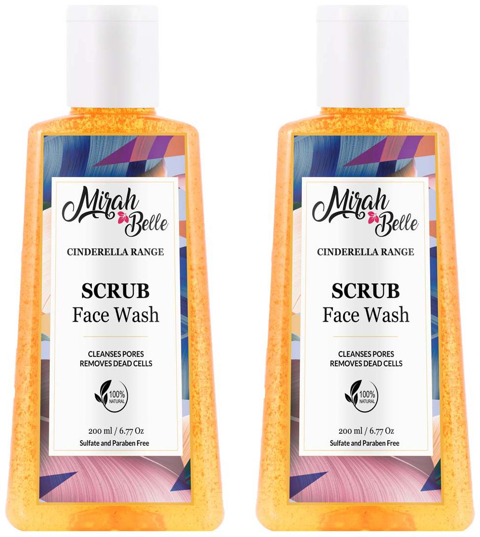 

Mirah Belle Organic and Natural Scrub Face Wash 200ml (Pack of 2)