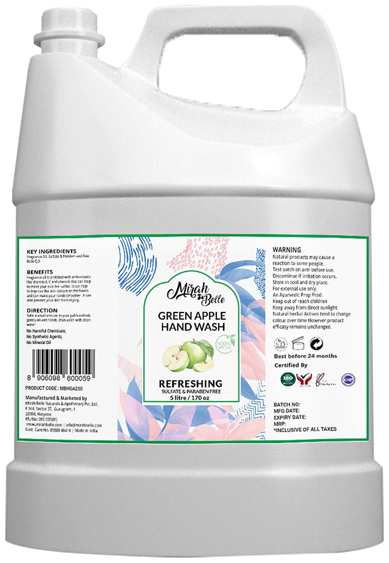 

Mirah Belle- FDA Approved - Green Apple Hand Wash Can (5L)