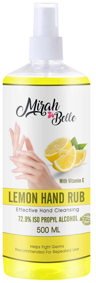 

Mirah Belle - Lemon Hand Rub Sanitizer Spray (With Vitamin E) 500ml