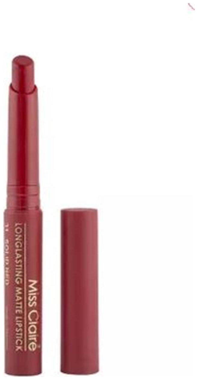 

Miss Claire Long Lasting Soft Cream Matte Lipstick (Red) 2 5 g
