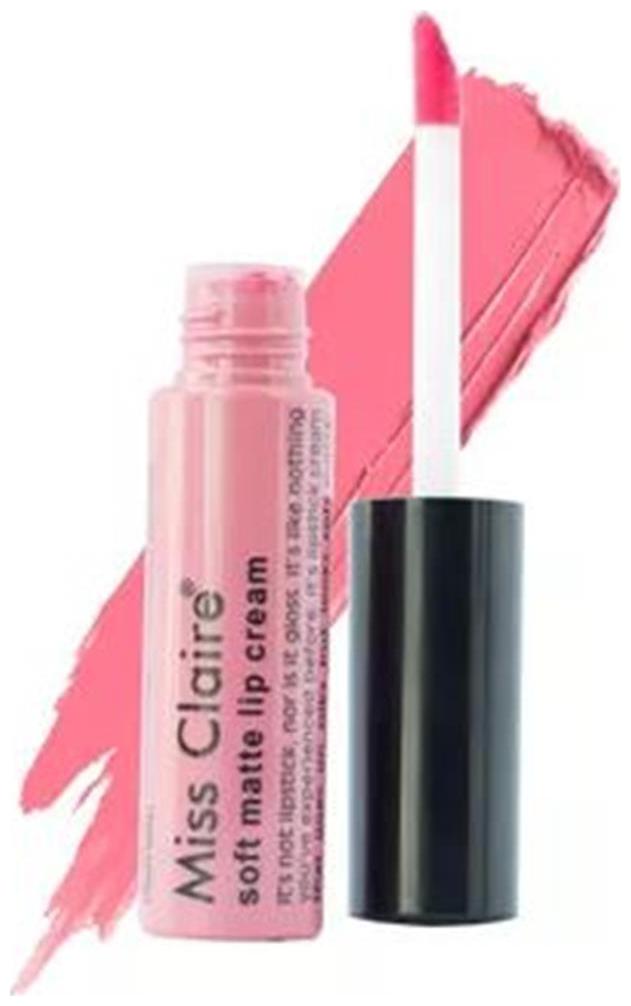 

Miss Claire Soft Matte Lip Cream Cruelty Free Lipstick (Pink) 6 5 g