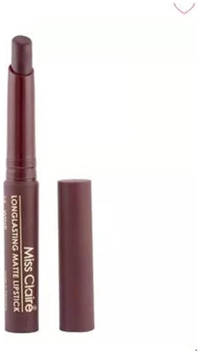 

Miss Claire Long Lasting Soft Cream Matte Lipstick Plum 2 5 g