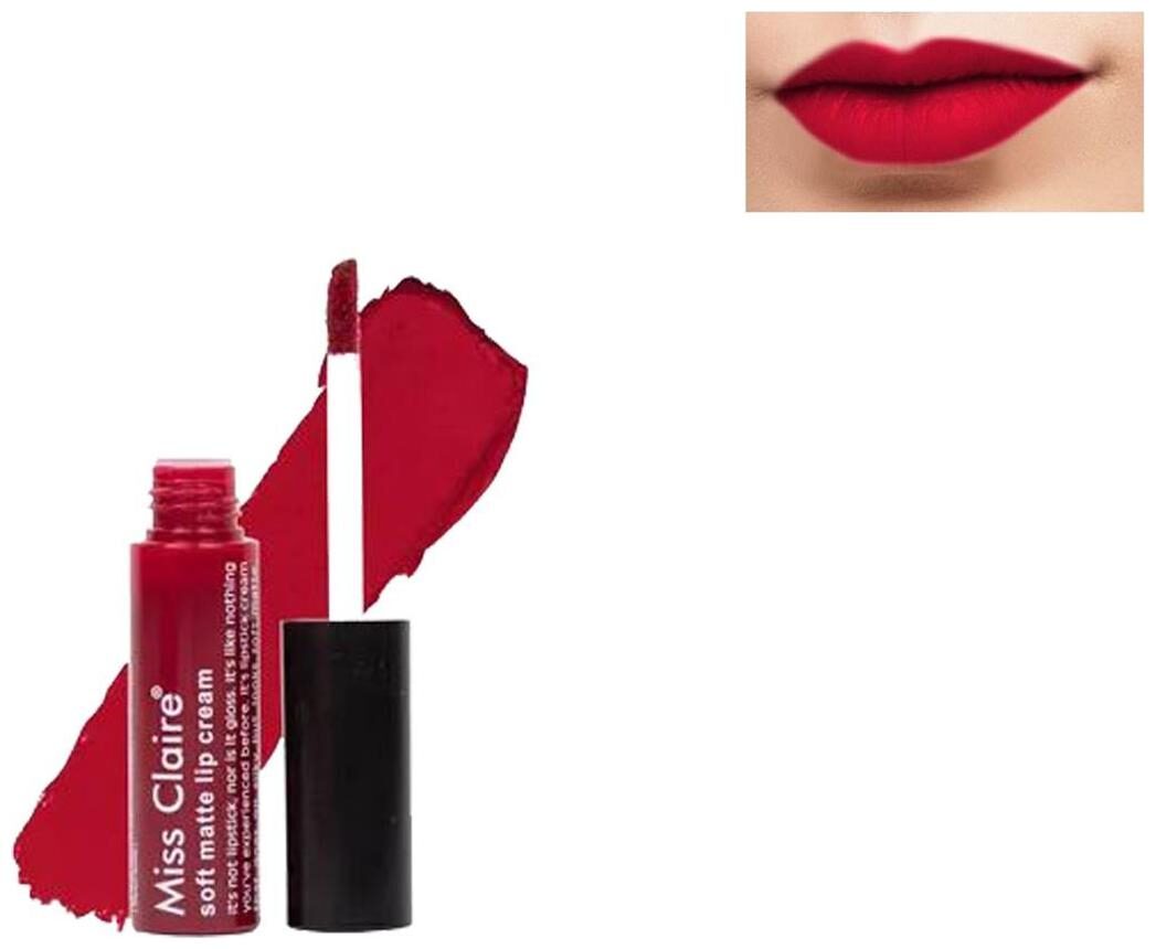 

Miss Claire Soft Matte Lip Cream Cruelty Free Lipstick (Maroon) 6 5g