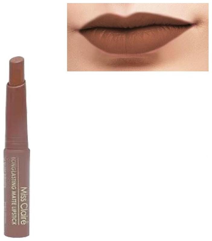 

Miss Claire Long Lasting Soft Cream Matte Lipstick (Nude) 2 5g