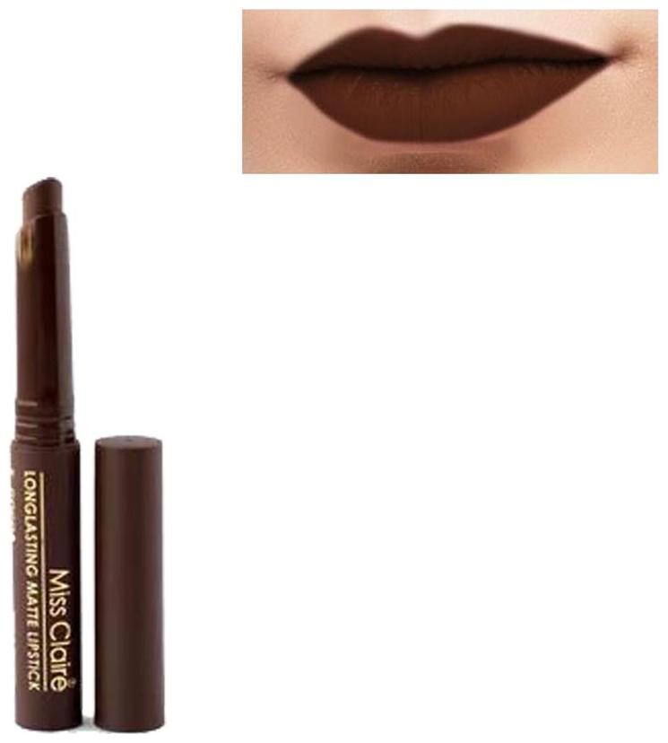 

Miss Claire Long Lasting Soft Cream Matte Lipstick (Brown) 2 5g