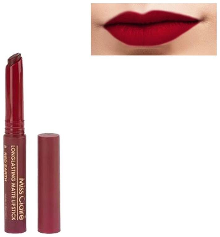 

Miss Claire Long Lasting Soft Cream Matte Lipstick (Red) 2 5g