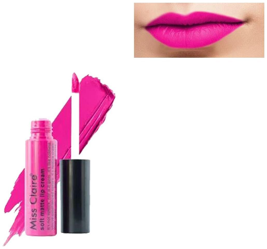 

Miss Claire Soft Matte Lip Cream Cruelty Free Lipstick (Pink) 6 5g