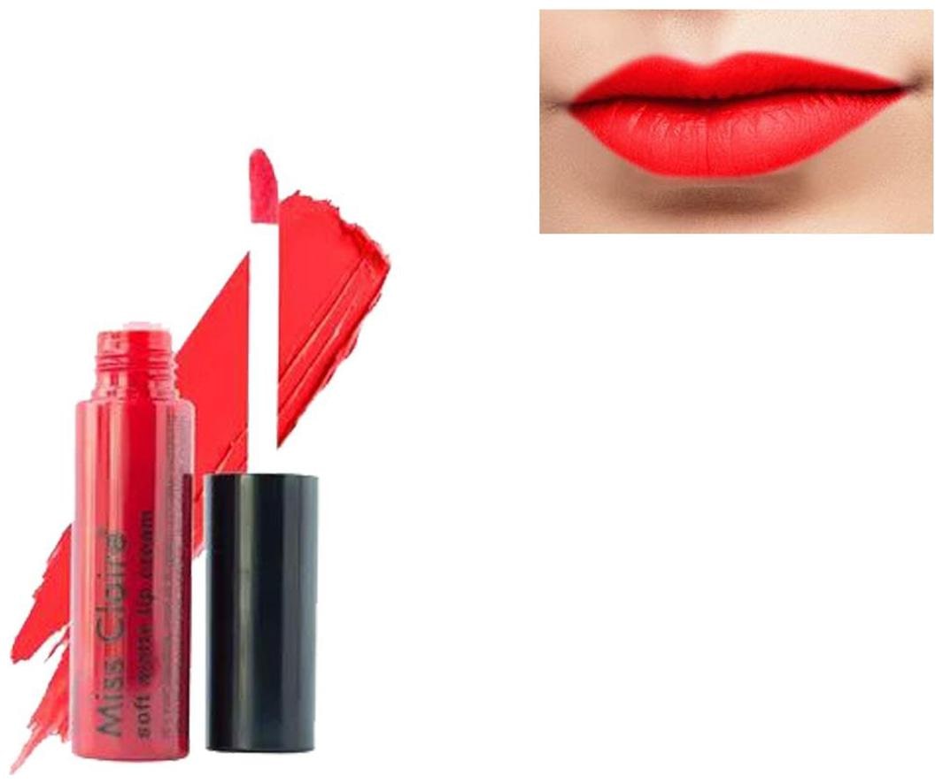 

Miss Claire Soft Matte Lip Cream Cruelty Free Lipstick (Red) 6 5g