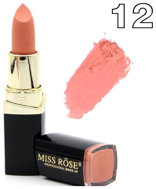 

Miss Rose 3D Mineral Matte Look Lipstick Shade 12 2 5 g Pack of 1
