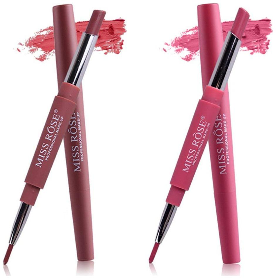 

Miss Rose Combo of 2 Lip Liner Plus Lipsticks( Shade 1 and 3) 2 5 g Pack of 2