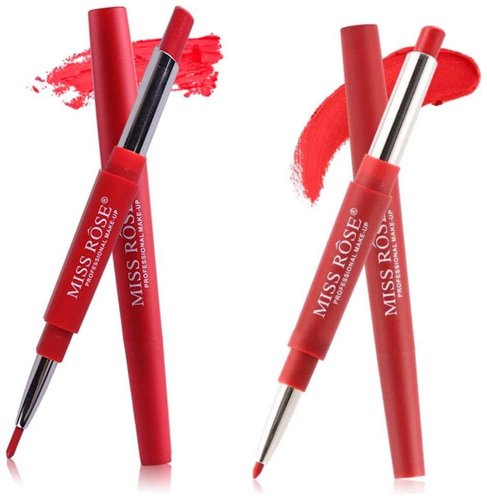 

Miss Rose combo of 2 Lip Liner Plus Lipsticks 3 g (Red-Red)