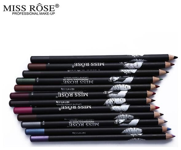 

Miss Rose Combo of 12 Eyeliner cum Lipliner Coloured Pencils