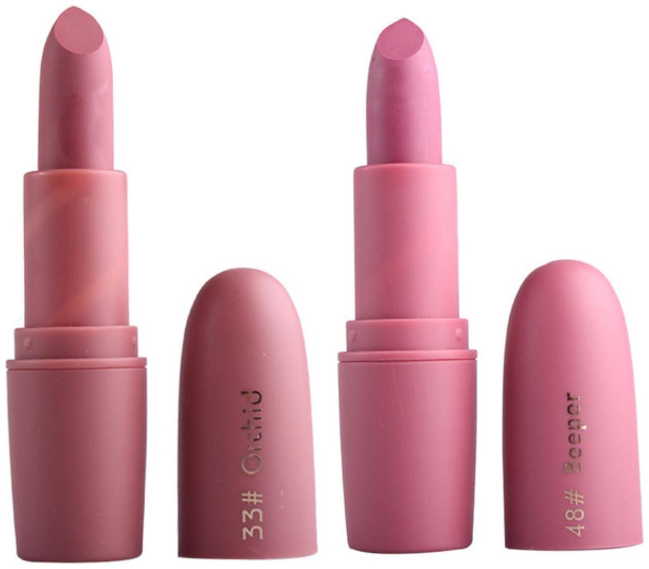 

Miss Rose Creamy Matte Lipstick (Purple Pink 4g Each) (Pack of 2)