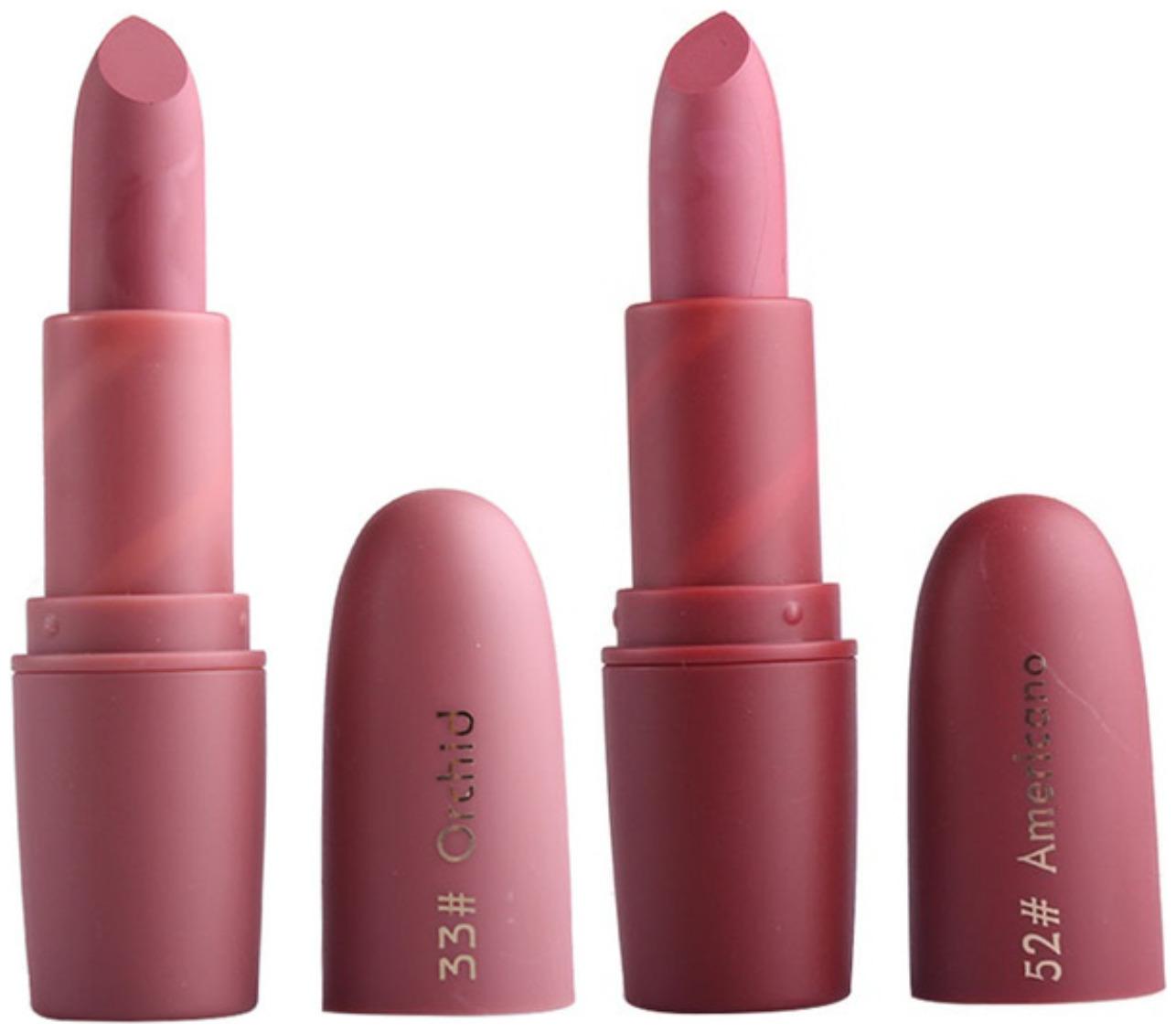 

Miss Rose Creamy Matte Lipstick (Purple Light Purple 4g Each) (Pack of 2)