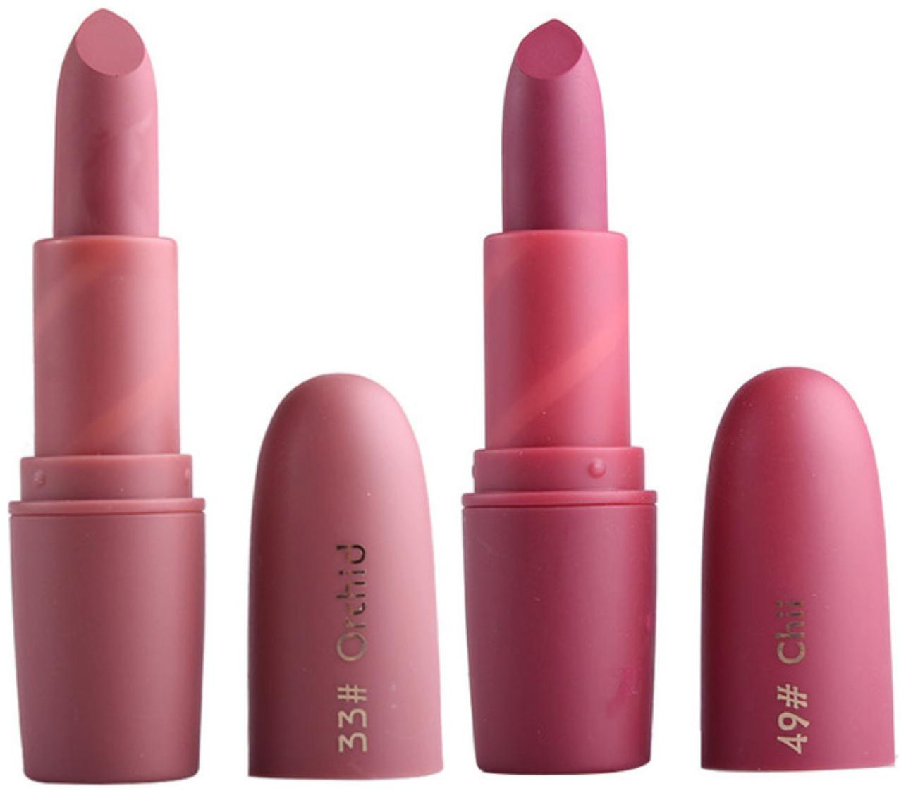 

Miss Rose Creamy Matte Lipstick (Purple Maroon 4g Each) (Pack of 2)