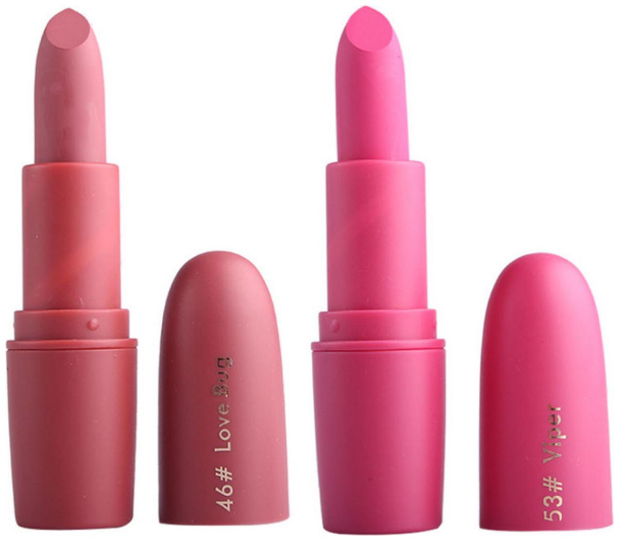 

Miss Rose Creamy Matte Lipstick (Peach Purple 4g Each) (Pack of 2)