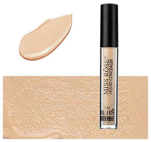 

Miss Rose Full Cover Eye Dark Circle Brighten Liquid Concealer Beige -7ml