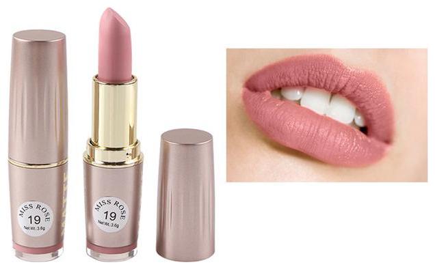

Miss Rose Professional Make-Up Metalic Lipstick Matte Color (Peach) 3 6g