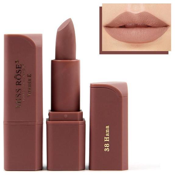

Miss Rose Professional Make-Up Lipstick Matte Color Cosmetic Women Lipstick 3 4g (7301-042M-38)