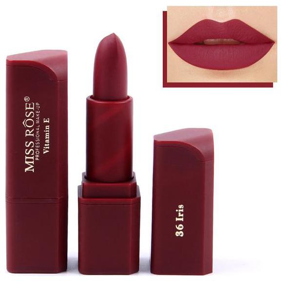 

Miss Rose Professional Make-Up Lipstick Matte Color Cosmetic Women Lipstick 3 4g (7301-042M-36)