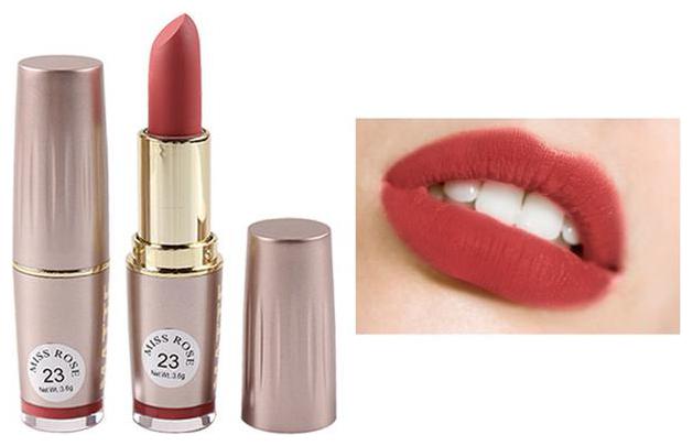 

Miss Rose Professional Make-Up Metalic Lipstick Matte Color (Red) 3 6g