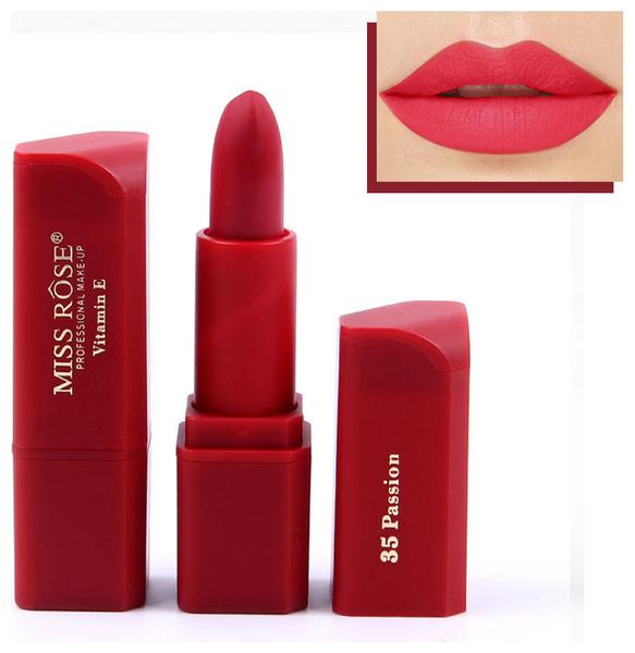 

Miss Rose Professional Make-Up Lipstick Matte Color Cosmetic Women Lipstick 3 4g (7301-042M-35)