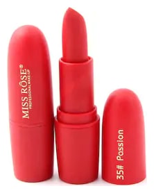 

Miss Rose Professional Make-Up Matte Lipstick Waterproof 3 4g (7301-026B-35)