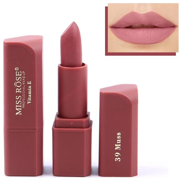

Miss Rose Professional Make-Up Lipstick Matte Color Cosmetic Women Lipstick 3 4g (7301-042M-39)