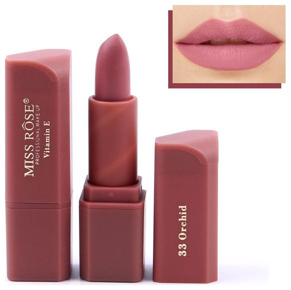 

Miss Rose Professional Make-Up Lipstick Matte Color Cosmetic Women Lipstick 3 4g (7301-042M-33)