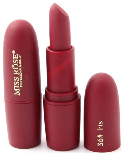 

Miss Rose Professional Make-Up Matte Lipstick Waterproof 3 4g (7301-026B-36)