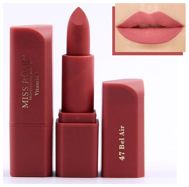 

Miss Rose Professional Make-Up Lipstick Matte Color Cosmetic Women Lipstick 3 4g (7301-042M-47)