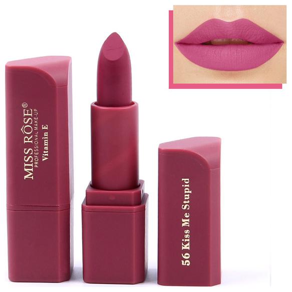 

Miss Rose Professional Make-Up Lipstick Matte Color Cosmetic Women Lipstick 3 4g (7301-042M-56)