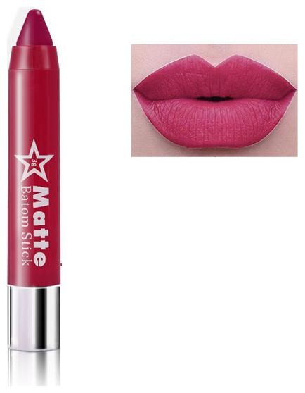 

Miss Rose Professional Chubby Lip Crayon Matte Batom Stick Intense Fuchsia 3 0g pack of 1