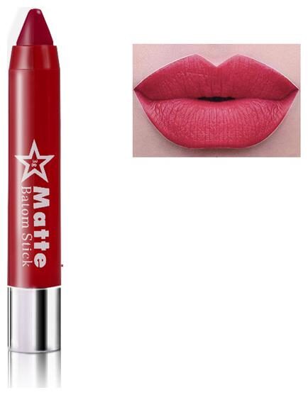 

Miss Rose Professional Chubby Lip Crayon Matte Batom Stick Deep Raspberry 3 0g pack of 1