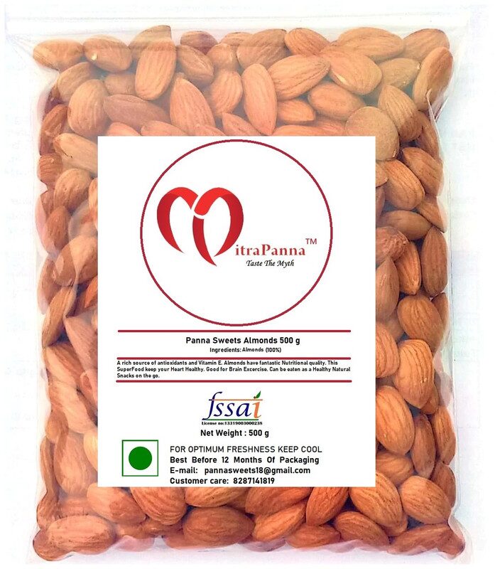 

Mitra Panna Almond 500 g Pack of 1