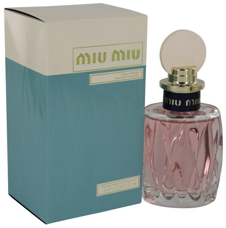 

Miu Miu L eau Rosee by Miu Miu Eau De Toilette Spray 3 4 oz 100 ml Women