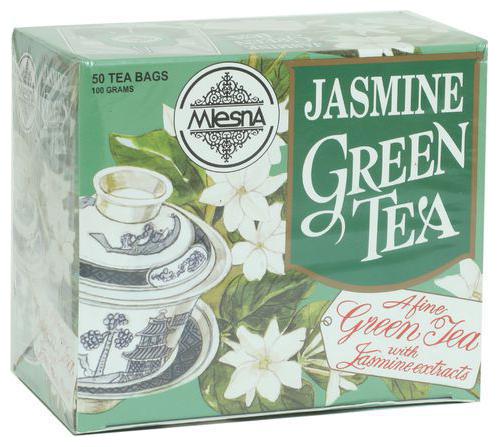 

mlesna Flavored Green Tea Bags - Jasmine (50 Teabags 2 g each)