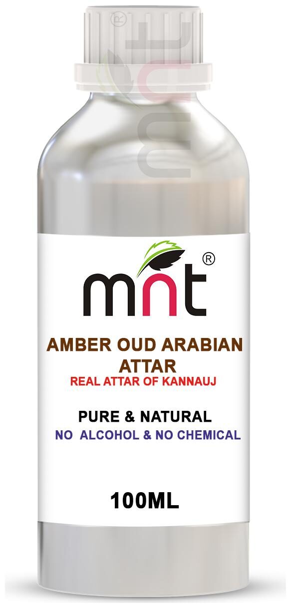 

MNT Amber Oud Arabian Attar For Unisex Long Lasting Alcohol Free (100ml)