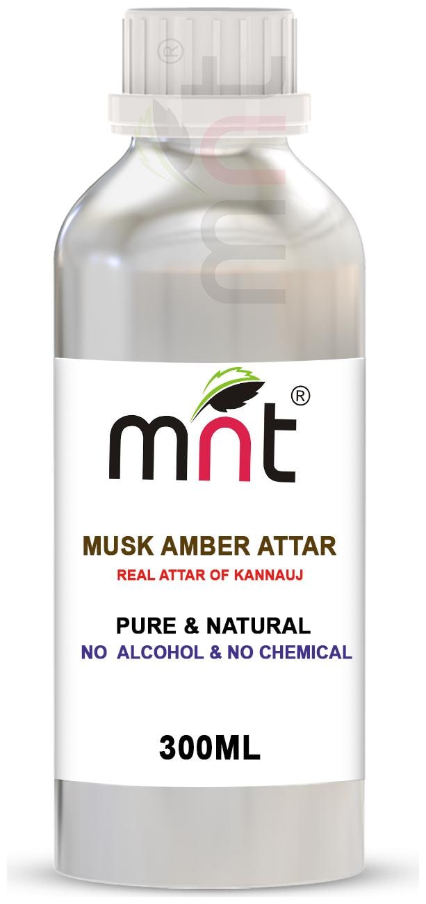 

MNT Musk Amber Attar For Unisex Long Lasting Alcohol Free (300ml)
