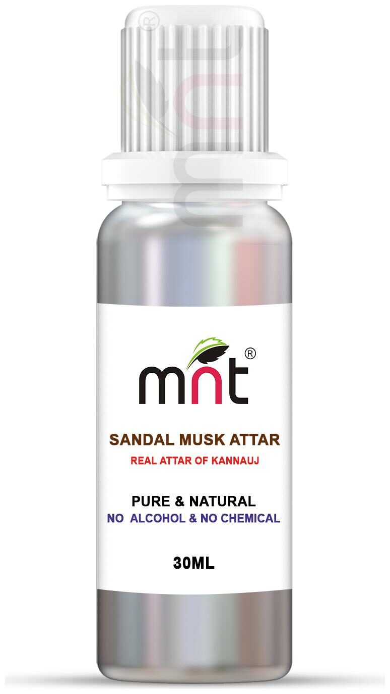 

MNT Sandal Musk Attar For Unisex Long Lasting Alcohol Free (30ml)