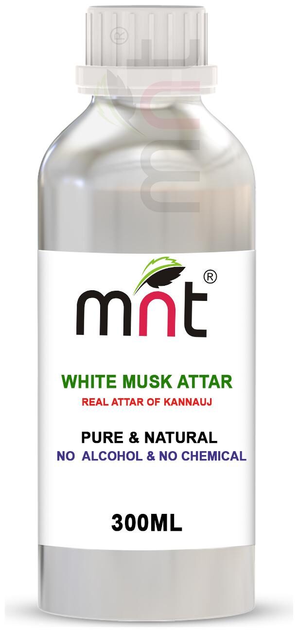 

MNT White Musk Attar For Unisex Long Lasting Alcohol Free (300ml)