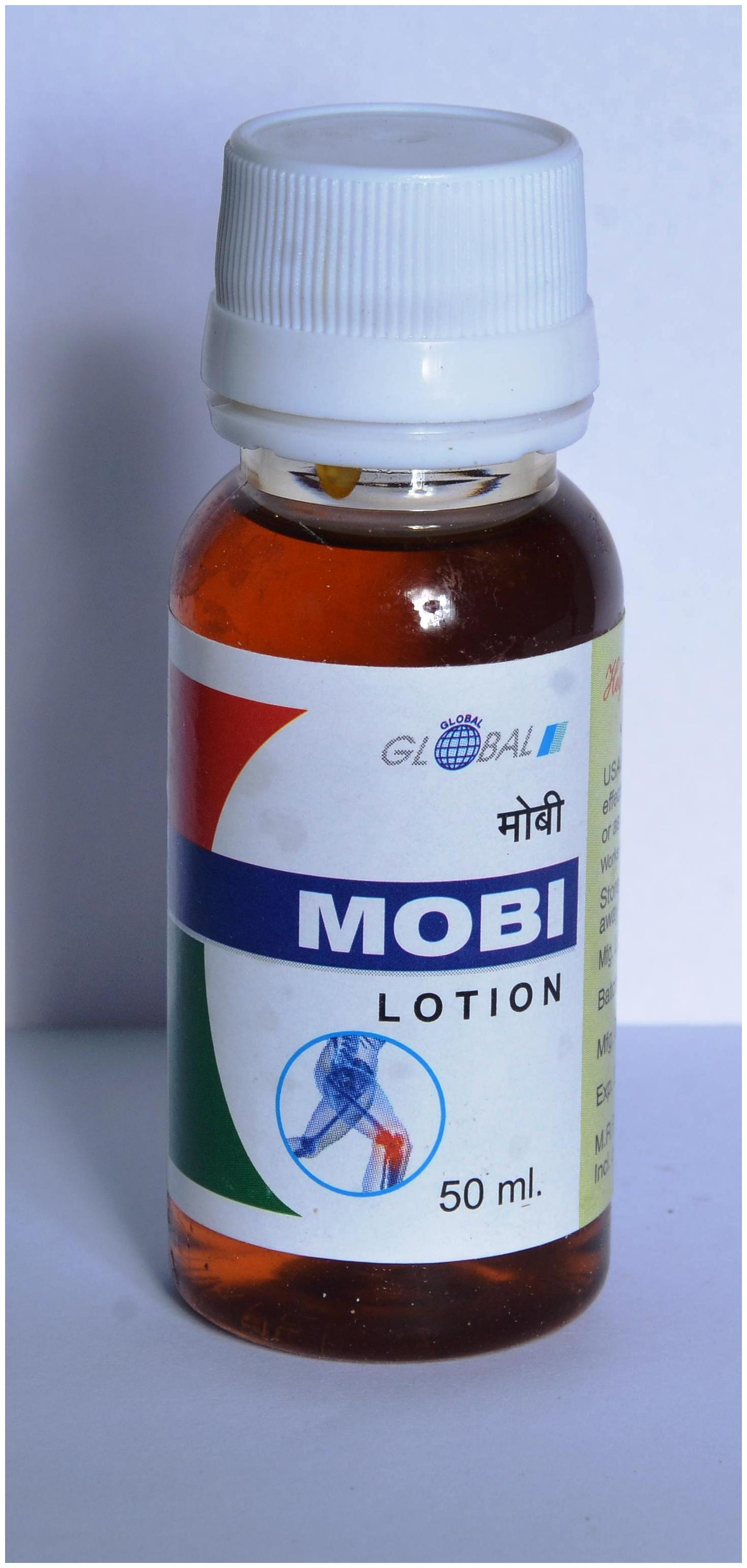 

MOBI LOTION 50ml - Joint Pain Back Pain Muscle Pain Sprians Strains Stiffness